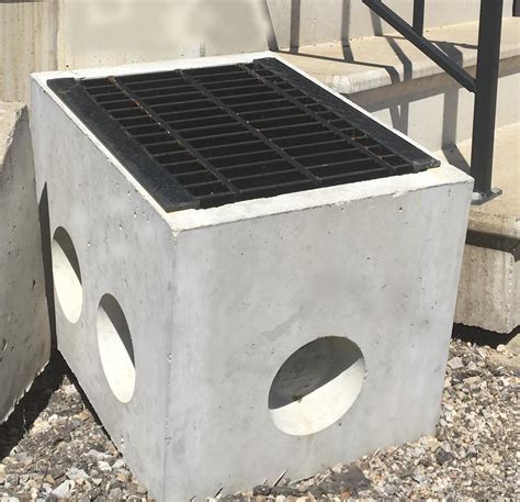 precast concrete storm drain boxes